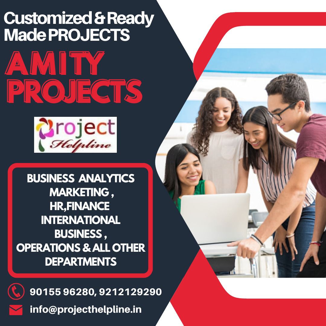 Unlocking Success: ProjectHelpline Guides Amity Students to Excellence in MBA Projects